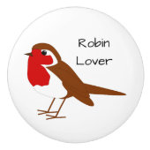 Robin Design op maat Keramische Knop (Voorkant)