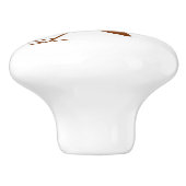 Robin Design op maat Keramische Knop (Zijkant)