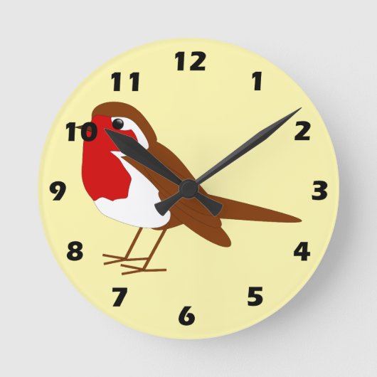 Robin Design Ronde Klok (Voorkant)