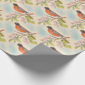 Robin Drawing Cadeaupapier (Hoek)