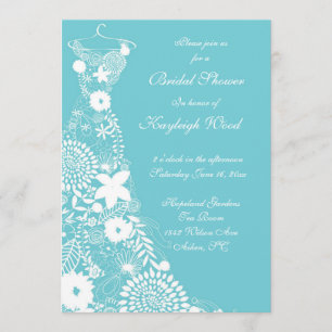 Robin egg aangepaste vrijgezellenfeest uitnodigen kaart