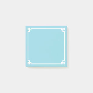 Robin Egg Blau Griekse Sleutel Sierrand Post-it® Notes