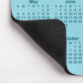 Robin Egg Blue and Dark Teal 2026 Calendar Muismat (Hoek)