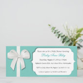 Robin Egg Blue Custom Vrijgezellenfeest nodigt Kaart (Staand voorkant)