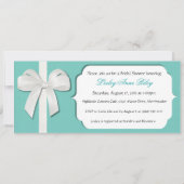 Robin Egg Blue Custom Vrijgezellenfeest nodigt Kaart (Voorkant)