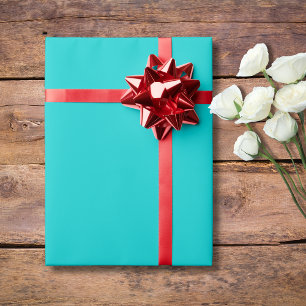 Robin Egg Blue Effen Kleur   Klassiek   Elegant Cadeaupapier