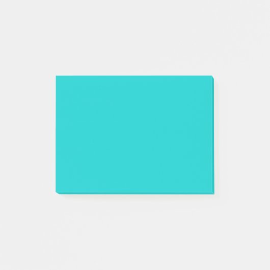 Robin Egg Blue Effen Kleur | Klassiek | Elegant Post-it® Notes (Voorkant)