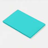Robin Egg Blue Effen Kleur | Klassiek | Elegant Post-it® Notes (Schuin)