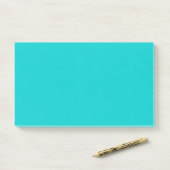 Robin Egg Blue Effen Kleur | Klassiek | Elegant Post-it® Notes (Op bureau)