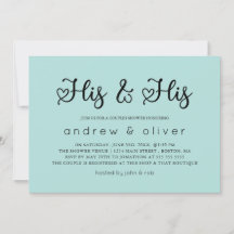 Robin Egg Blue Minimal Zijne & Zijne Couple's Show