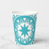 Robin Egg Blue Papieren Bekers (Achterkant)