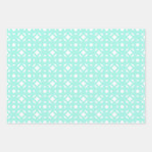Robin Egg Blue Pattern Inpakpapier Vel (Voorkant)