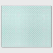 Robin Egg Blue Turquoise & White Damask #2 Cadeaupapier (Vlak)