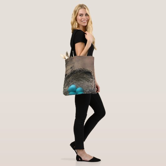 Robin Egg Canvas tas (Op model)
