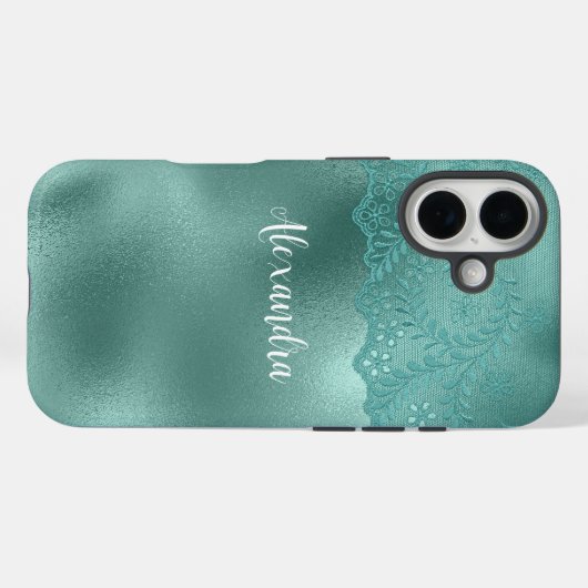 Robin Egg Green Case-Mate iPhone Case (Achterkant (horizontaal))