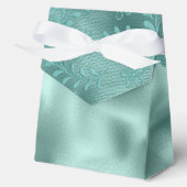 Robin Egg Green Lace Vrijgezellenfeest Bedankdoosjes (Voorkant)