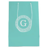 Robin Egg Wht Grieks Zeer belangrijk Rand Lijst In Medium Cadeauzakje (Achterkant)