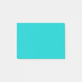 Robin Ei Blauw Effen Kleur | Klassiek | Elegant Post-it® Notes (Voorkant)