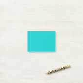 Robin Ei Blauw Effen Kleur | Klassiek | Elegant Post-it® Notes (Op bureau)
