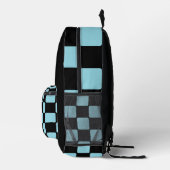 Robin Ei Blauw & Zwart Bedrukte Rugzak (Rechts)