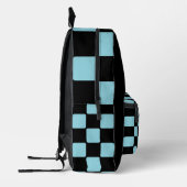 Robin Ei Blauw & Zwart Bedrukte Rugzak (Links)