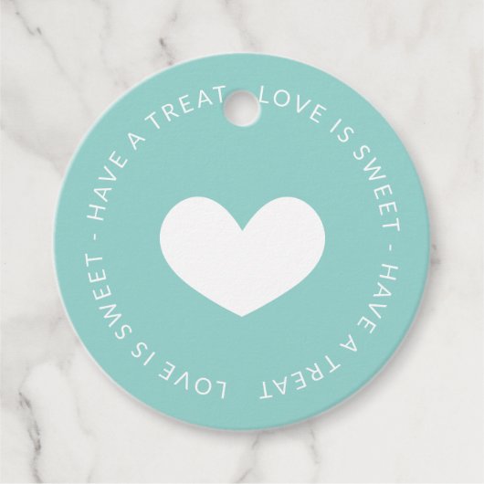 Robin Ei Blauwe Liefde Is Lief Bruiloft Bedankjes Labels (Voorkant)