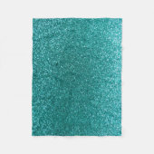 Robin Eiblue glitter Fleece Deken (Voorkant)