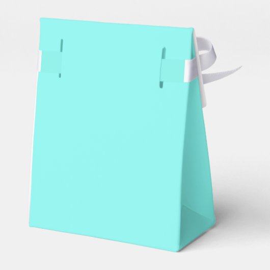 robin ' eicelblauwe turquoise aqua blue bruiloft bedankdoosjes (Achterkant)