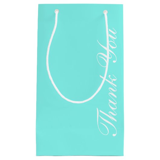 robin ' eicelblauwe turquoise aqua blue bruiloft klein cadeauzakje (Voorkant)