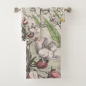 Robin Elegant Vogelvlinder Franse kunst Bad Handdoek (Insitu)