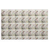 Robin Elegant Vogelvlinder Franse kunst Stof (Fat Quarter)