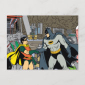 Robin en Batman Handshake Briefkaart (Voorkant)