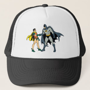 Robin en Batman Handshake Trucker Pet