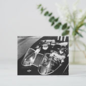 Robin en Batman in Batmobile Briefkaart (Staand voorkant)