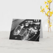 Robin en Batman in Batmobile Kaart (Gele Bloem)