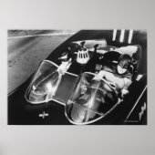 Robin en Batman in Batmobile Poster (Voorkant)