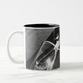 Robin en Batman in Batmobile Tweekleurige Koffiemok (Links)