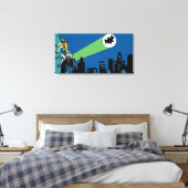 Robin en Batman klib Canvas Afdruk (Insitu (Slaapkamer))