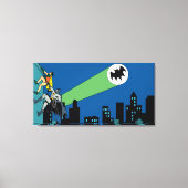 Robin en Batman klib Canvas Afdruk (Voorkant)