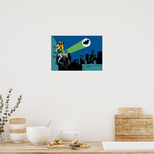 Robin en Batman klib Poster (Keuken)