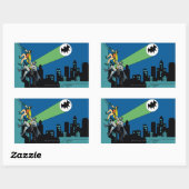 Robin en Batman klib Rechthoekige Sticker (Vel)