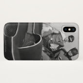 Robin en Batman staan in Batmobile Case-Mate iPhone Case (Achterkant (horizontaal))