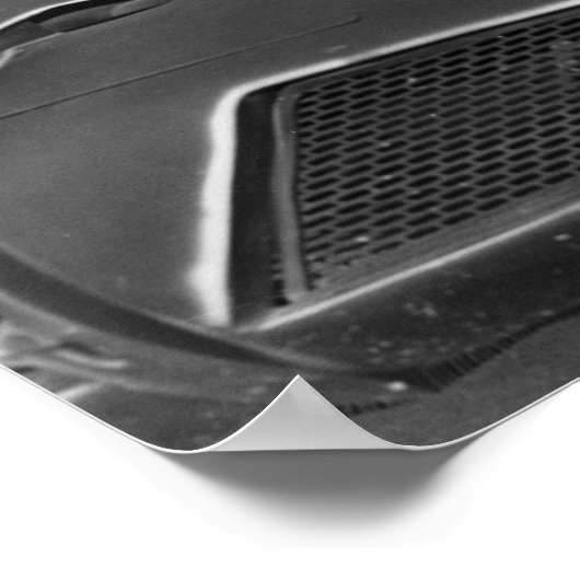 Robin en Batman staan in Batmobile Poster (Hoek)