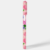 Robin en bloemen, patroon van de waterverf Case-Mate iPhone case (Achterkant / Rechts)