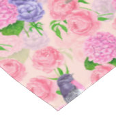 Robin en bloemen, patroon van de waterverf tafelkleed (Gekanteld)