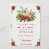 Robin en Holly Berry zijn getrouwd Kaart (Voorkant / Achterkant)