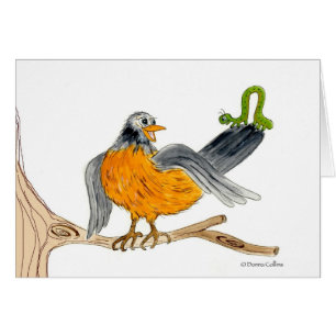 Robin en Inch worm