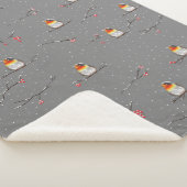 robin - en sneeuwpatroon sherpa deken (3/4)