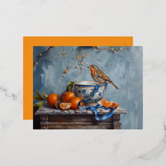 Robin - Folie Briefkaarten (Voorkant / Achterkant)