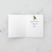 Robin Garden Bird Wildlife Gefeliciteerd Kaart (Binnen)
